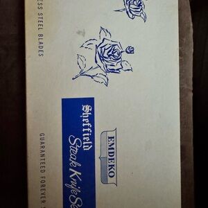 Vintage Emdeko Sheffield Steak Knife Set